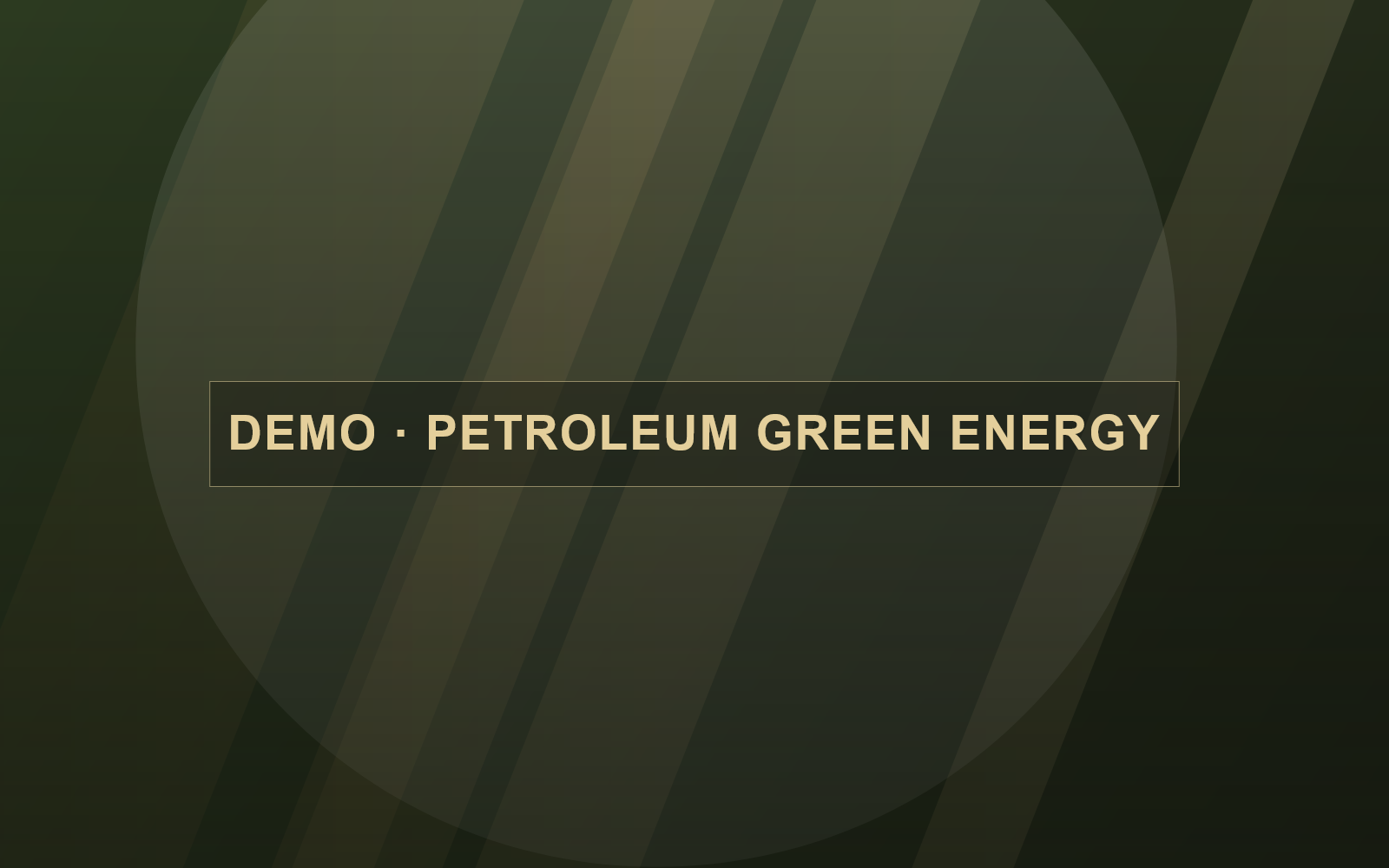 Petroleum & Green Energy